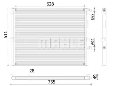 BEHR MAHLE CR 2307 000P Motor Su Radyatoru Bmw B48 B58 G30 F90 G31 G32 G11 G12 G15 F92 G16 F93 G14 F91 Premıum Lıne 8664919
