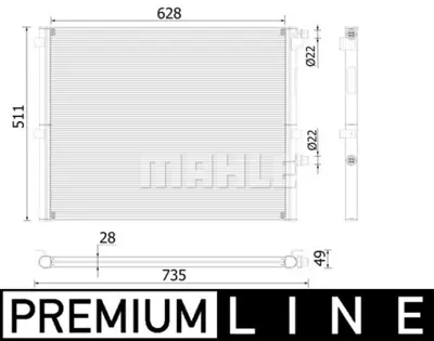 BEHR MAHLE CR 2307 000P Motor Su Radyatoru Bmw B48 B58 G30 F90 G31 G32 G11 G12 G15 F92 G16 F93 G14 F91 Premıum Lıne 8664919