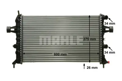 BEHR MAHLE CR 237 000P Su Radyatoru Astra G M.T Z14xep 93177120