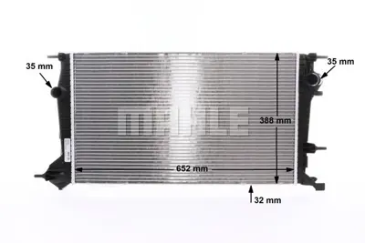 BEHR MAHLE CR 24 000S Radiatorrenault Megane Iıı 214100057R