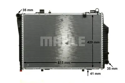 BEHR MAHLE CR 249 000P Radiatormb C-Cl. (W202) A2025005603