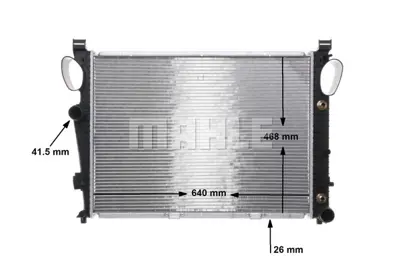 BEHR MAHLE CR 304 000P Motor Su Radyatoru S-Class W220 98>05 A2205002403