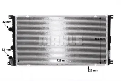 BEHR MAHLE CR 39 000S Su Radyatörü 2140000QAM 7701049664 9111216
