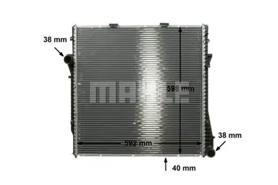 BEHR MAHLE CR 573 000P 8mk376719-041 Radyatör Bmw E53 X5 3.0d 03 17111439102