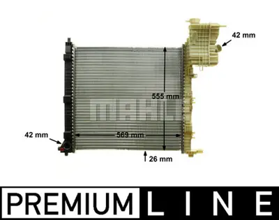 BEHR MAHLE CR 714 000P Radiatormb Vıto / V-Cl. Cdı A6385013301