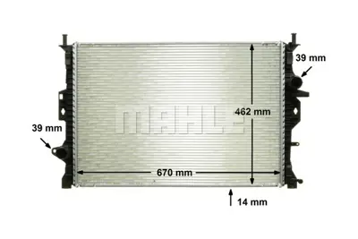 BEHR MAHLE CR 906 000P Motor Su Radyatoru Focus Iıı C Max Kuga 1,6 Eco / 2,0tdcı 11 /> Mondeo Iv 1,6tı / 1,8tdcı / 2,0tdcı  7G918005AD