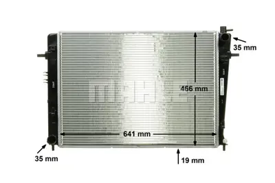BEHR MAHLE CR 909 000P Radiatorkıa Sportage 253102E570
