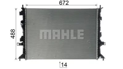 BEHR MAHLE CR 952 000P Motor Su Radyatoru Focus Iv 17> 1.5 Ecoblue 1.0   Ecboost JX618005AD