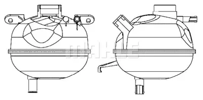 BEHR MAHLE CRT 7 000S Radyator Genlesme Deposu Corsa B / Tıgra A 9129478