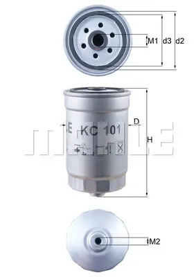 BEHR MAHLE KC 101 Mazot Fıltresı Accent Era 1,5 Crdı 2006 -> Accent Admıre 1,5 Crdı 2003 -> Getz 1,5 Crdı 2002 -> Star 319223E200 3197025850