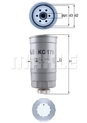 BEHR MAHLE KC 179 Mazot Fıltresı Punto Iı 1,9td / 1,9jtd 80 / 86hp Sorento 2,5crdı 02> Boxer Iı Jumper Iı Dw10td 2,8hd 9949267 OK55212603A