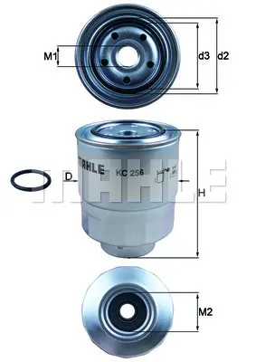 BEHR MAHLE KC 256D Yakıt Fıltresı 16901RMAE01