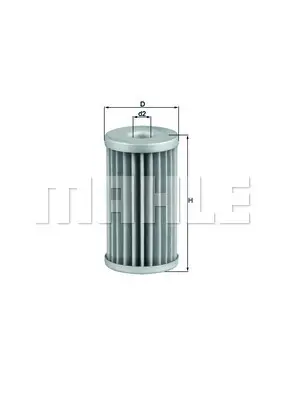 BEHR MAHLE KX 39 Yakıt Filtresi Fuel Filter Element A0004775015 A830X9176EA
