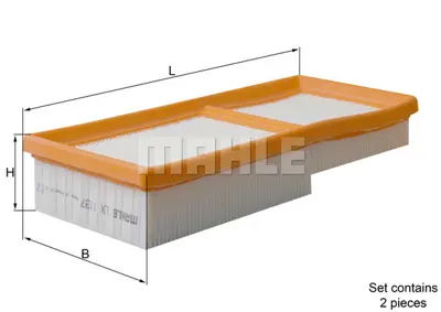 BEHR MAHLE LX 1137/S Hava Fıltresı R 170 Slk 320 00> A1120940304