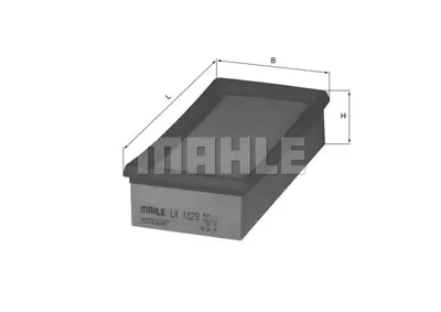 BEHR MAHLE LX 1829 Hava Filtresi Air Filter Element 