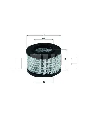 BEHR MAHLE LX 191 Hava Filtresi Air Filter Element 13721250391 A0001310197
