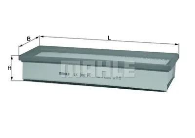 BEHR MAHLE LX 2061/1 Hava Fıltresı 165469466R