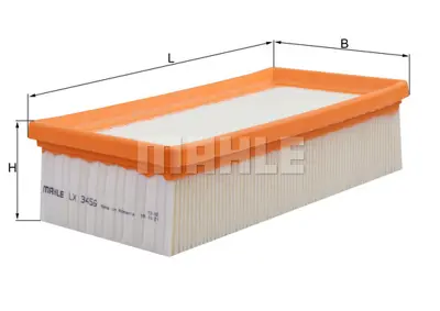BEHR MAHLE LX 3456 Hava Filtresi Air Filter Element 9674725580 9826454780