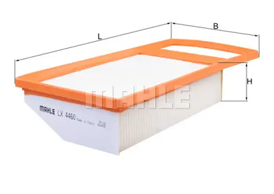 BEHR MAHLE LX 4460 Hava Filtresi Air Filter Element 1631689980 51974227 95525248
