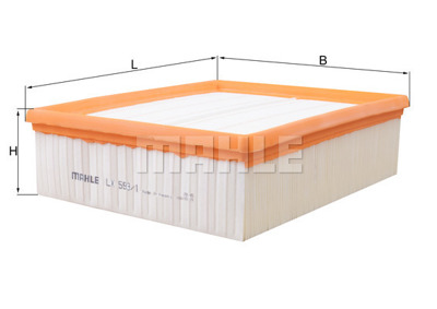 BEHR MAHLE LX 593/1 Hava Fıltresı 59133843A