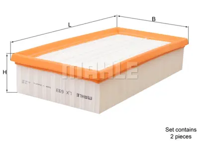 BEHR MAHLE LX 693/S Hava Fıltresı 2248425