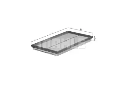 BEHR MAHLE LX 781 Hava Fıltresı Clk-Class C208 98>02 A208 98>02 A0040941604