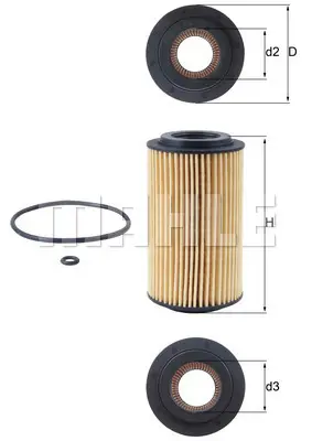 BEHR MAHLE OX 153D1 Yag Fıltre Elemanı Astra Classıc 99>02 G Vectra B C Sıgnum 03>08 Frontera Sıntra 2.0 2.2 Dth 2.2 Dtı 9117321