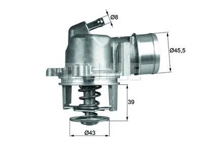 BEHR MAHLE TI 208 87D Termostat A1202030275