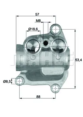 BEHR MAHLE TO 12 100 Termostat Bmw N62 B48 E70 06>10 7542267