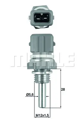 BEHR MAHLE TSE 19 Hararet Müşürü Temperature Sensor 96131470 9613147080
