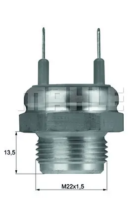 BEHR MAHLE TSW 1D Fan Müşürü Renault 12 Variable 117 70-75c 