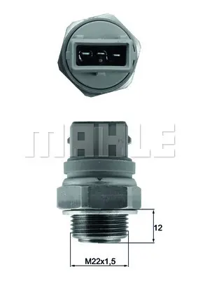 BEHR MAHLE TSW 68 Fan Müşürü 68c Partner Dw8- Expert 1.9d- Cıtro Xsara 1.9- Cıtro Jumpy 1.9d- Fıat Scudo 1.9d 126424 95638684 9629976880