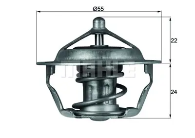 BEHR MAHLE TX 101 83D Termostat 9616090280 9616090290