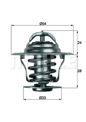 BEHR MAHLE TX 11 71D Termostat Opel Kadett E T85 71c 