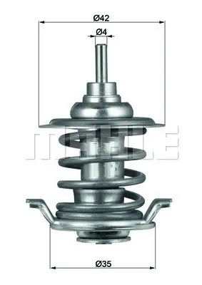 BEHR MAHLE TX 59 83 Termostat Deutz 