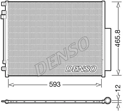 DENSO DCN01005 Kondansatör. Klima 50534303