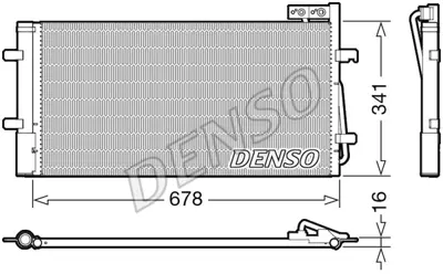 DENSO DCN02035 Kondansatör. Klima 8U0260401C