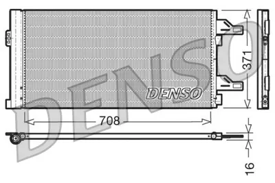 DENSO DCN07002 Klıma Radyatoru (Kondanser) Boxer Jumper Ducato 2.2 Hdı 3.0 Hdı 06> 1391281080 6455HE 68169276AB