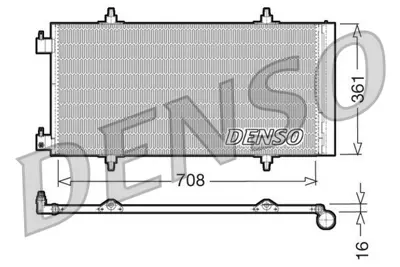 DENSO DCN07011 Condenser 1489257080 6455AQ