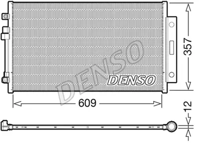 DENSO DCN09004 Condenser 50538855
