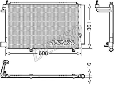 DENSO DCN10041 Condenser 8V5119710BD