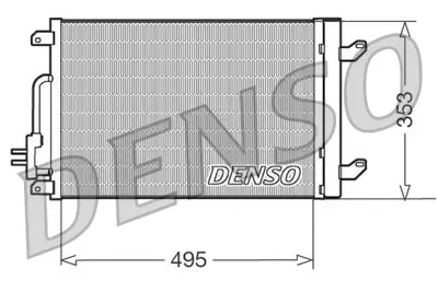 DENSO DCN13015 Condenser 51708843