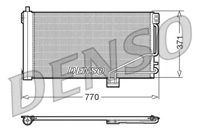 DENSO DCN17014 Klıma Radyatoru W203 00>07 Cl203 02>08 S203 01>07 C209 02>09 A209 03>10 2035001254