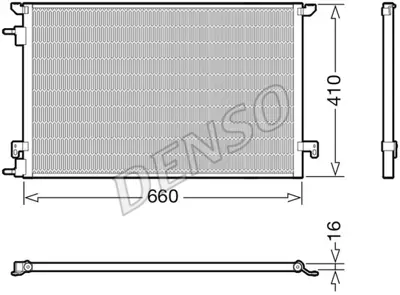 DENSO DCN20045 Kondansatör. Klima 24418363 71740472
