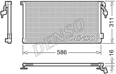 DENSO DCN21012 Kondansatör. Klima 6455Z2