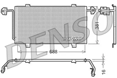DENSO DCN23023 Condenser 9161209