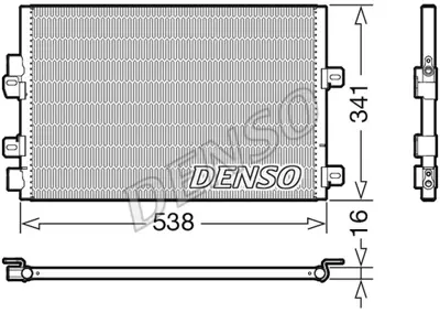 DENSO DCN23028 Kondansatör. Klima 8200137650