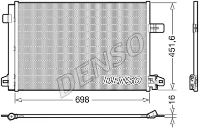 DENSO DCN32028 Kondansatör. Klima 7E0820411F