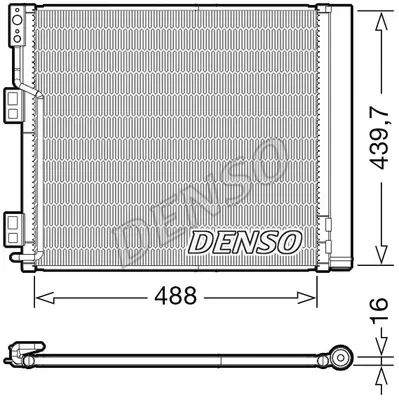 DENSO DCN46028 Kondansatör. Klima 92131JX51A