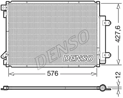 DENSO DCN47008 Kondansatör. Klima 9531062M10000